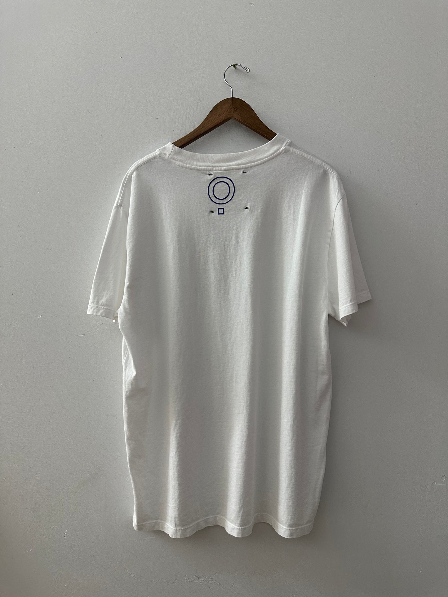 Staple DOG T-Shirt White with Blue Writing