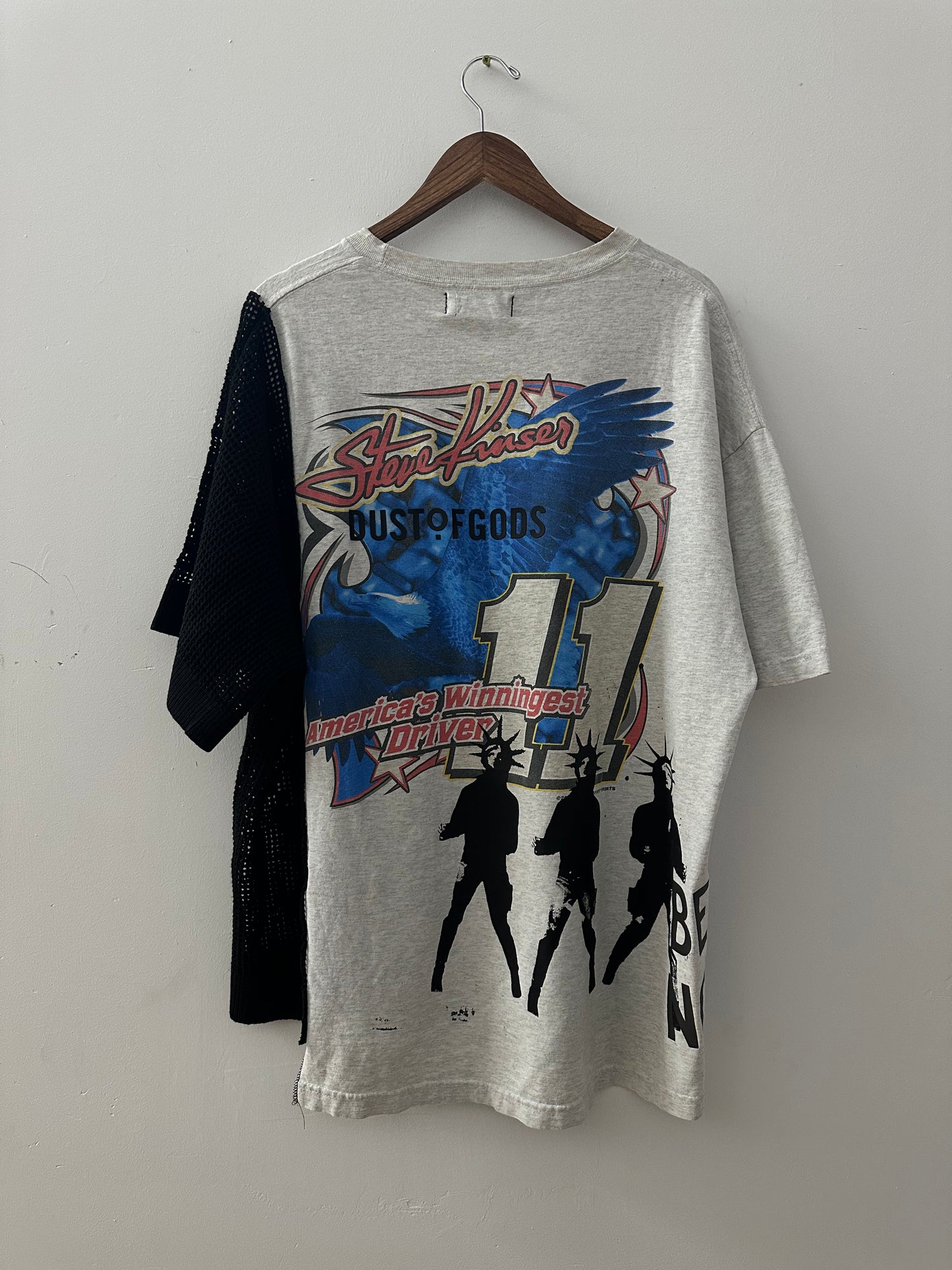 Gray NASCAR X Biggie Mesh Tee