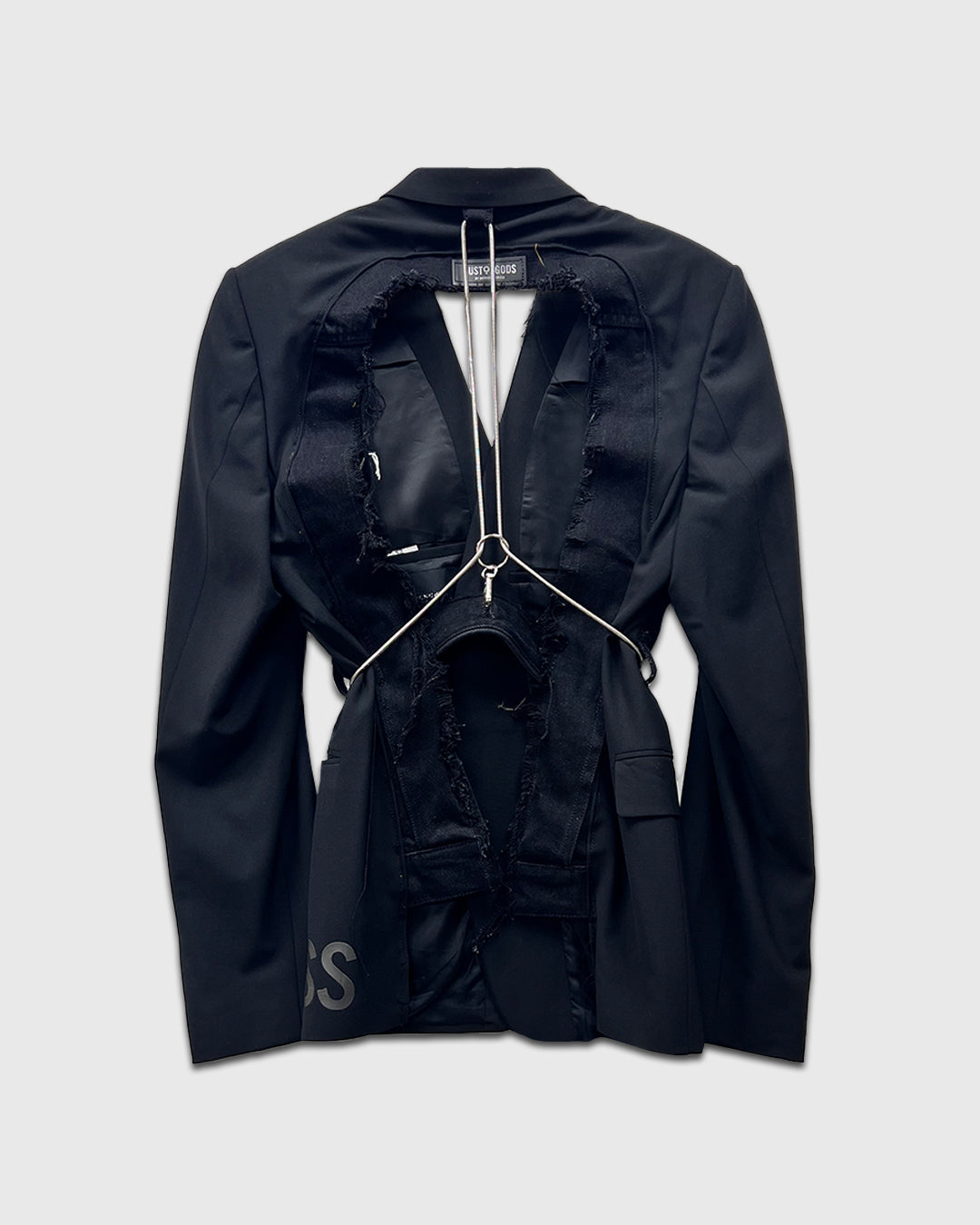 Work In Progress Cut-Out Deconstructed Blazer