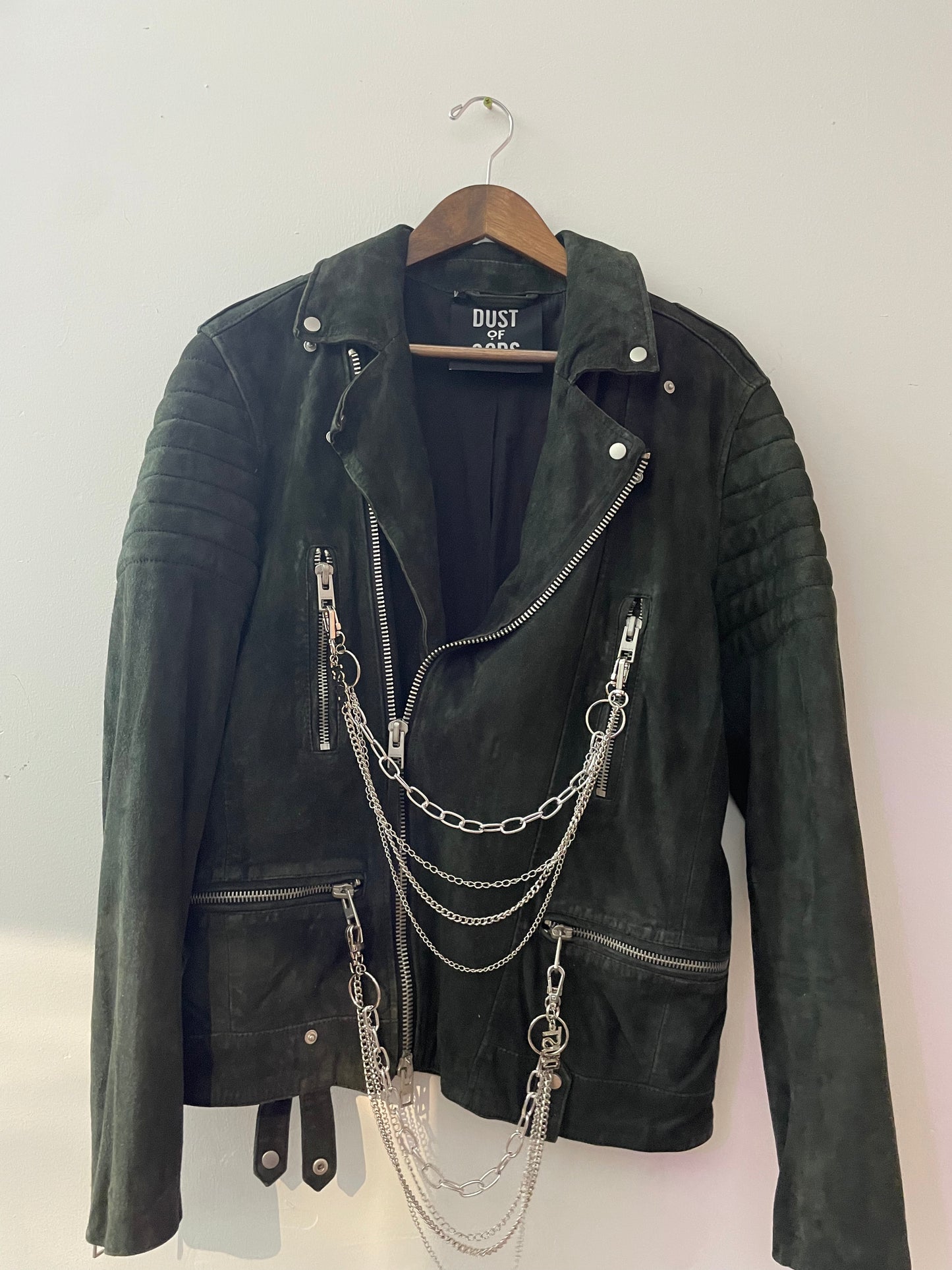 Suede Chain Jacket