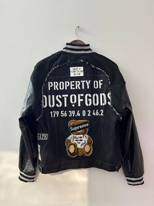 Deconstructed Louis Vuitton Varsity Bear Jacket