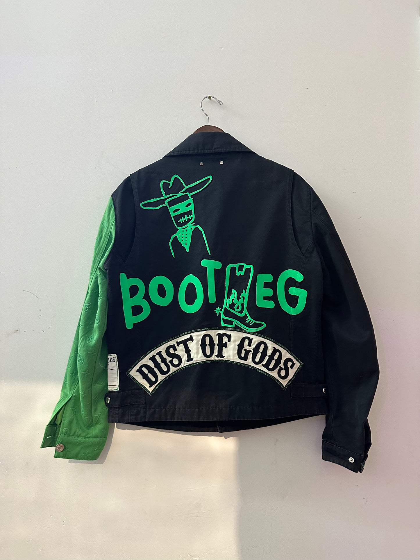Green Bootleg Reworked Louis Vuitton Jacket – Dust of Gods New York