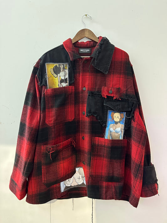 Deconstructed Kaws Flannel