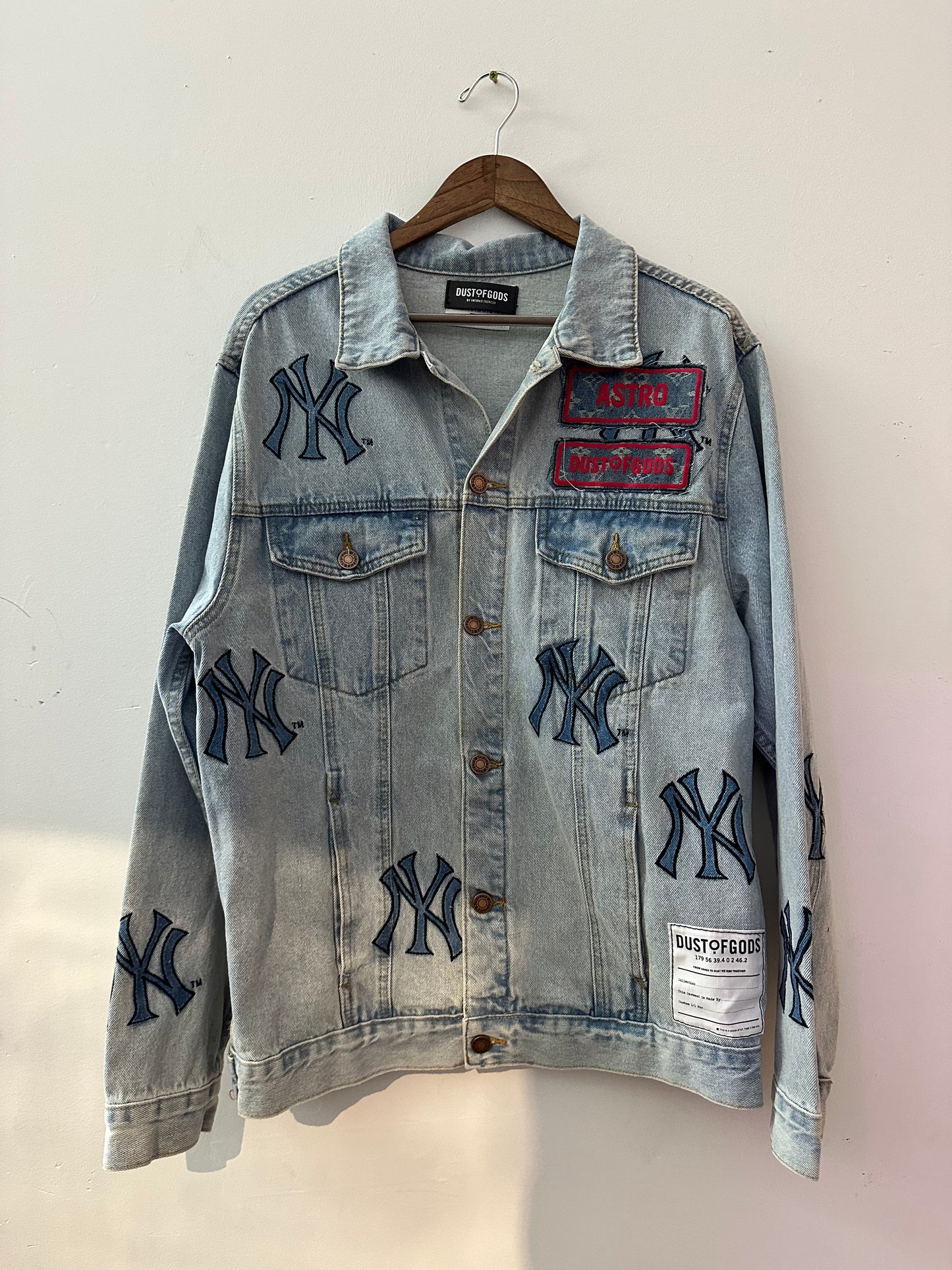 Yankees Supreme Astro Boots Denim Reworked Jacket