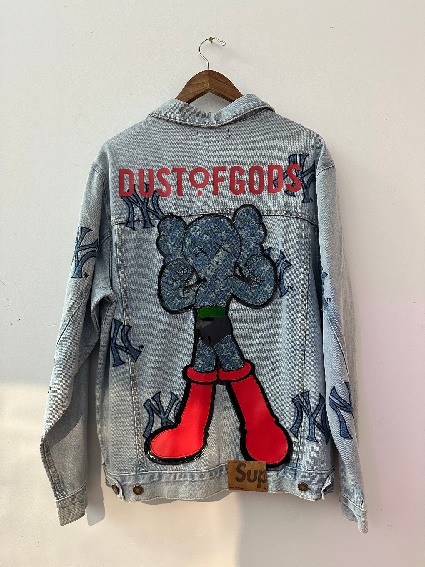 Yankees Supreme Astro Boots Denim Reworked Jacket