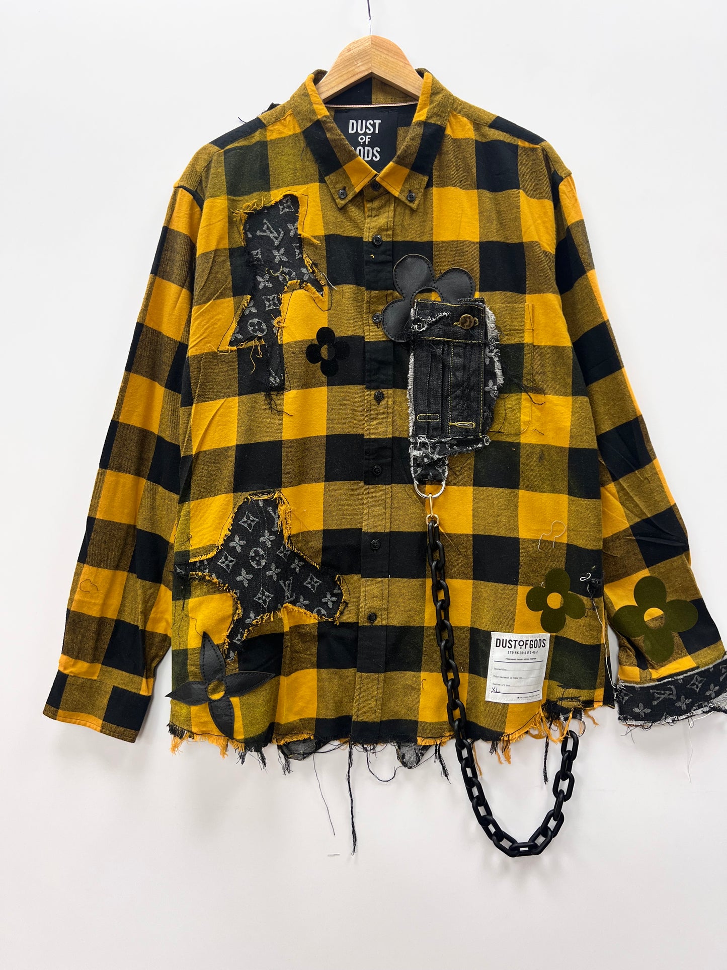 This Is Not LV Marilyn Yellow Flannel Shirt