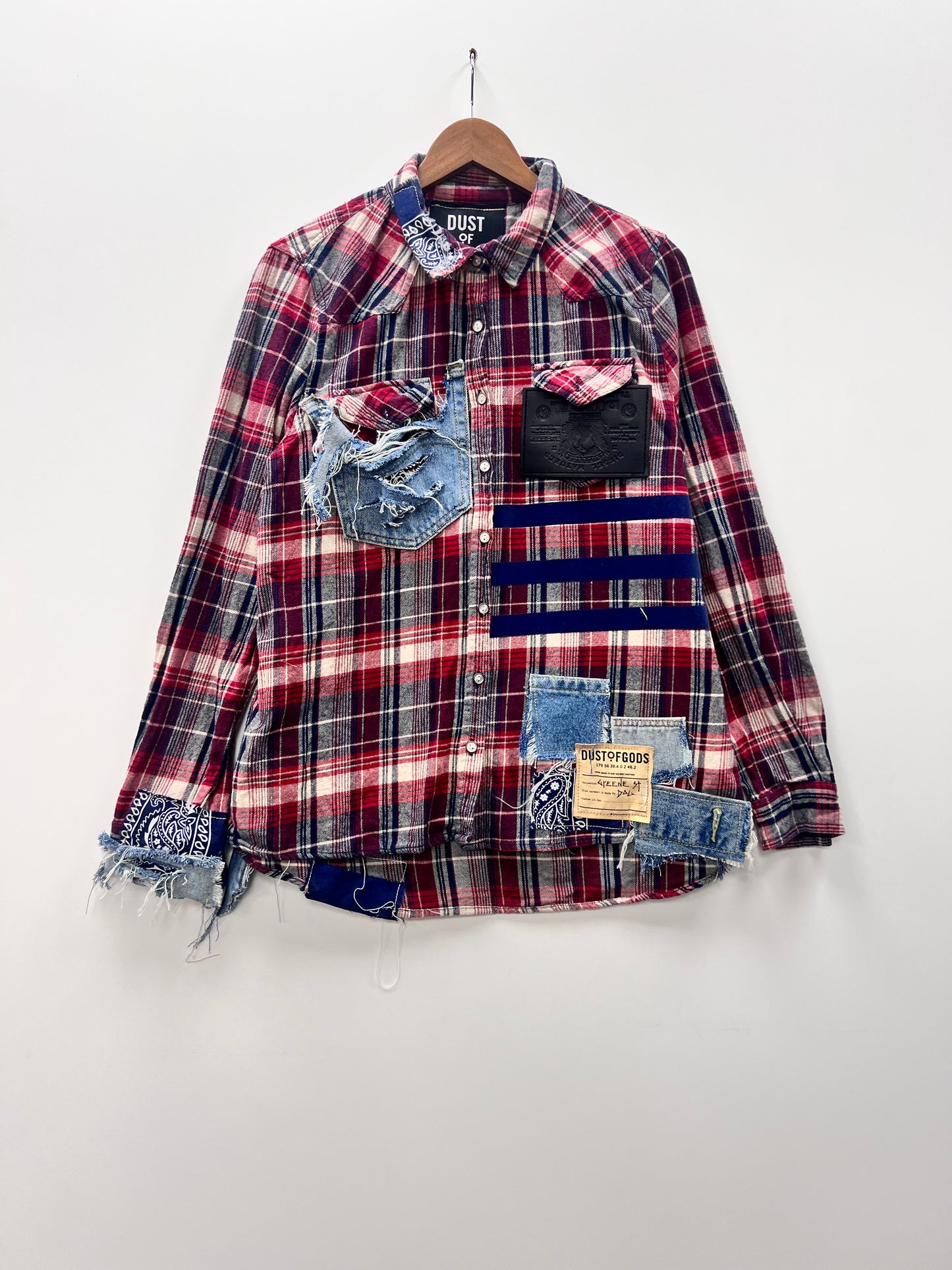 God's Favorite Reconstructed Flannel Shirt