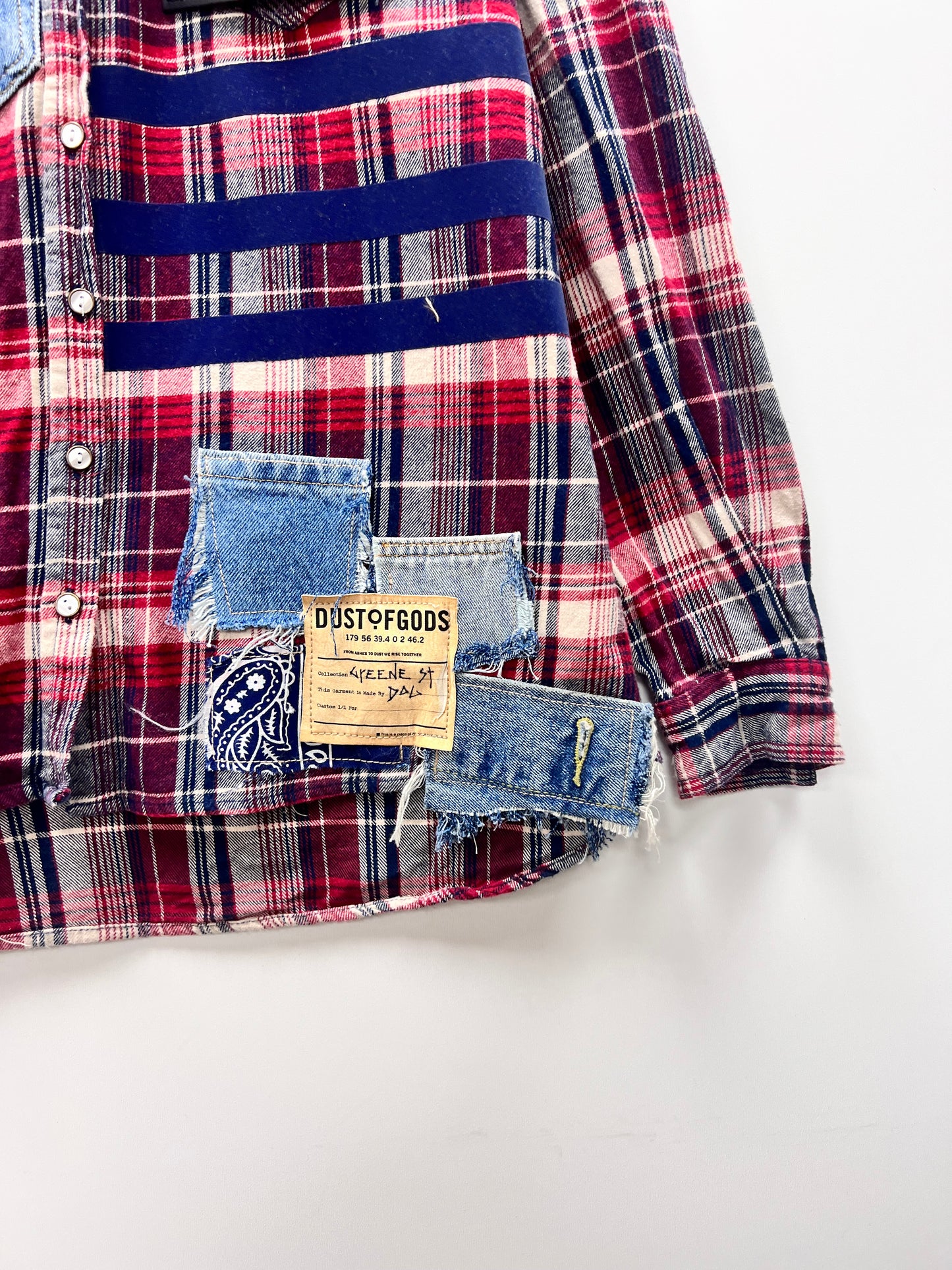 God's Favorite Reconstructed Flannel Shirt