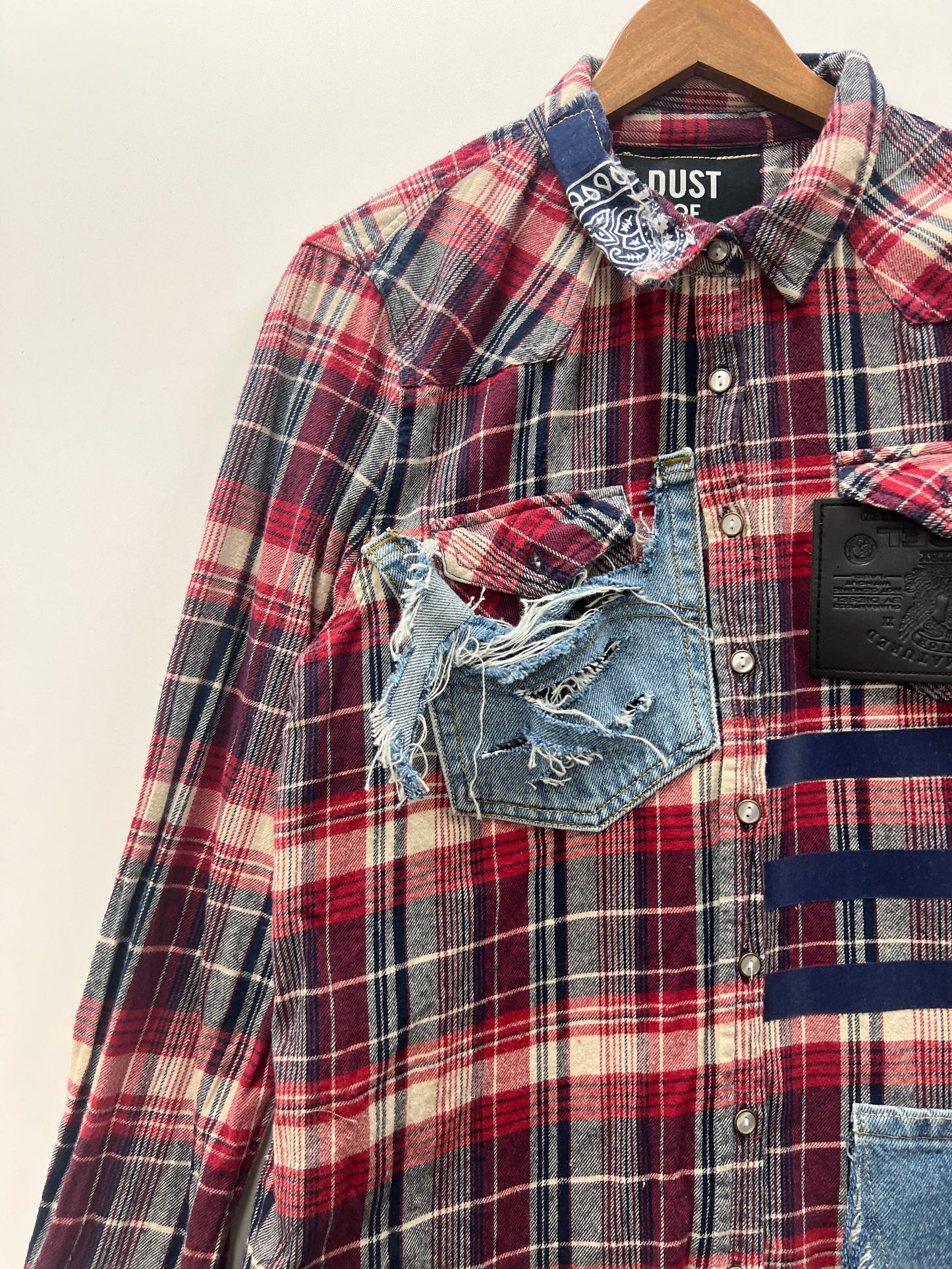 God's Favorite Reconstructed Flannel Shirt