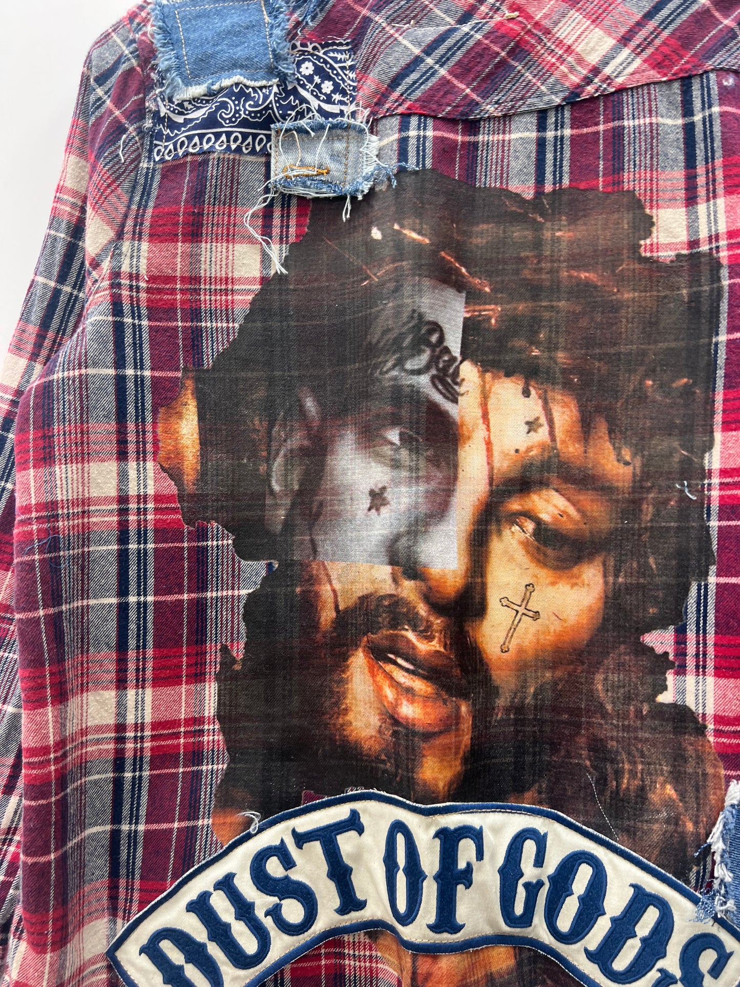 God's Favorite Reconstructed Flannel Shirt