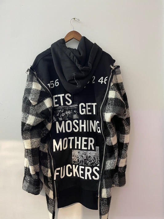 “Lets Get Moshing” Flannel Jacket