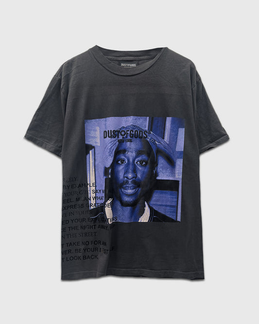 Gray Tupac Tee