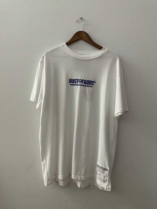 Staple DOG T-Shirt White with Blue Writing