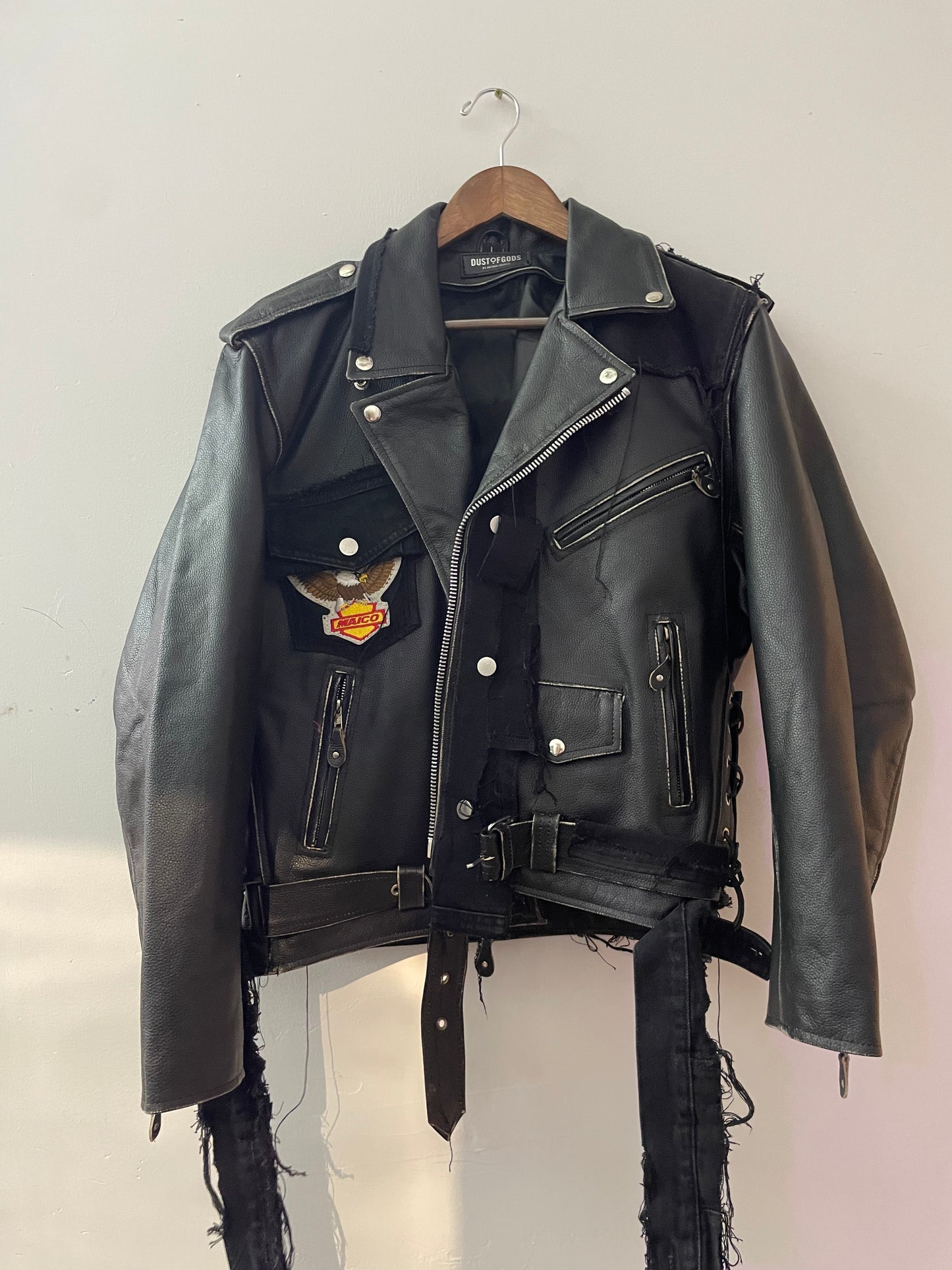 “Live to Ride” Black Leather Jacket