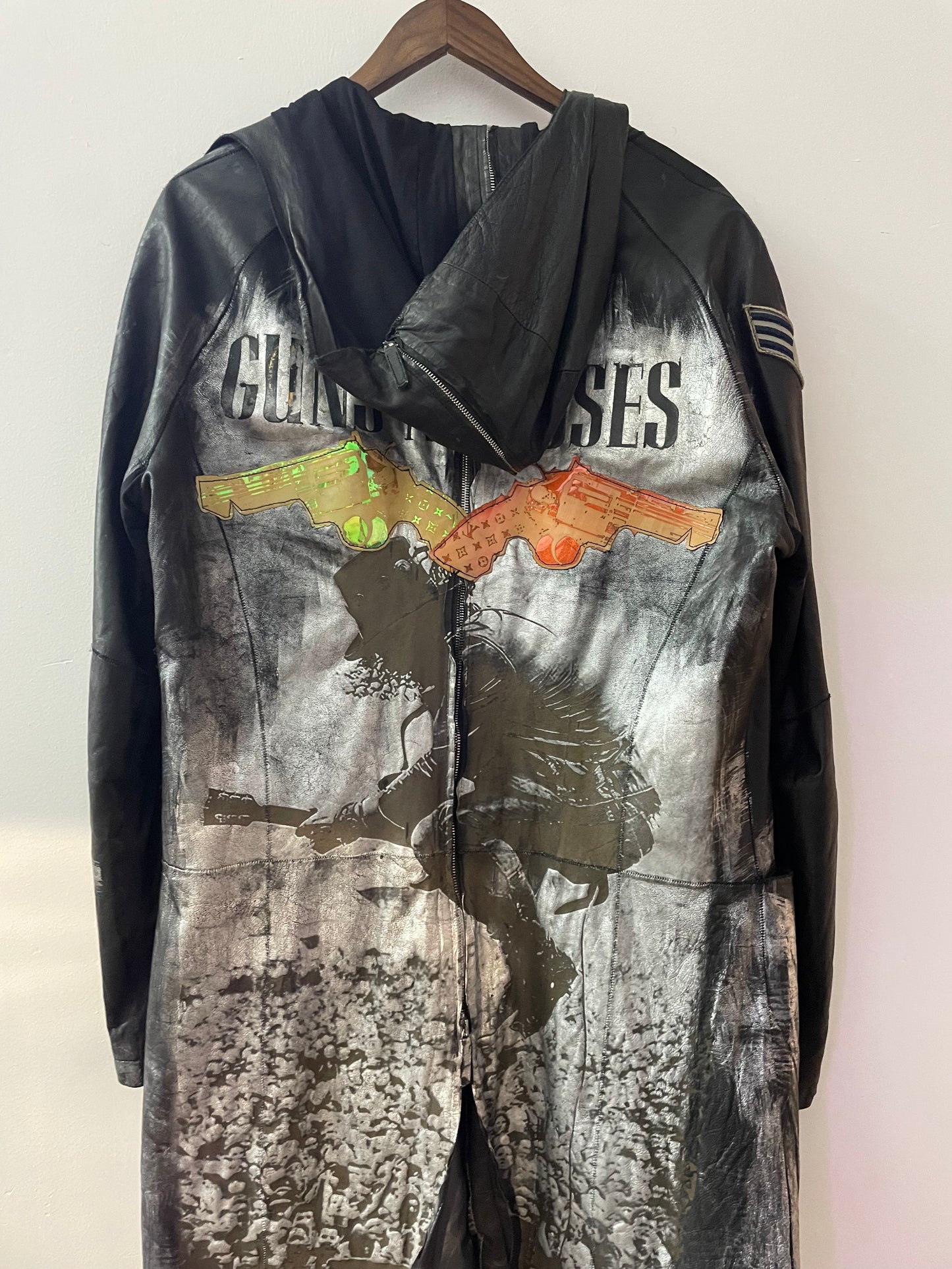 Guns N Roses Leather Duster Jacket