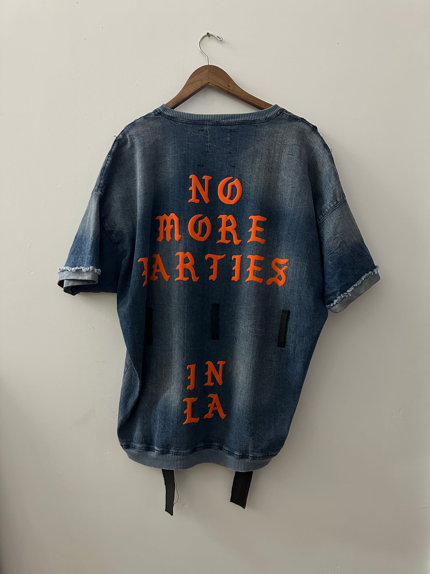 No More Parties in LA Denim Tee