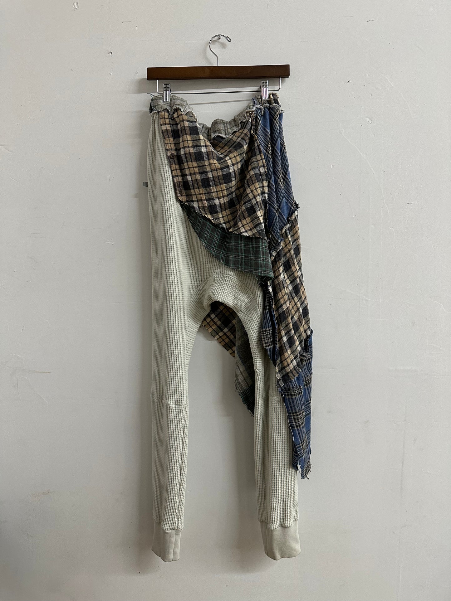 NYFW 22 Look 9 - Patchwork Plaid Jogger