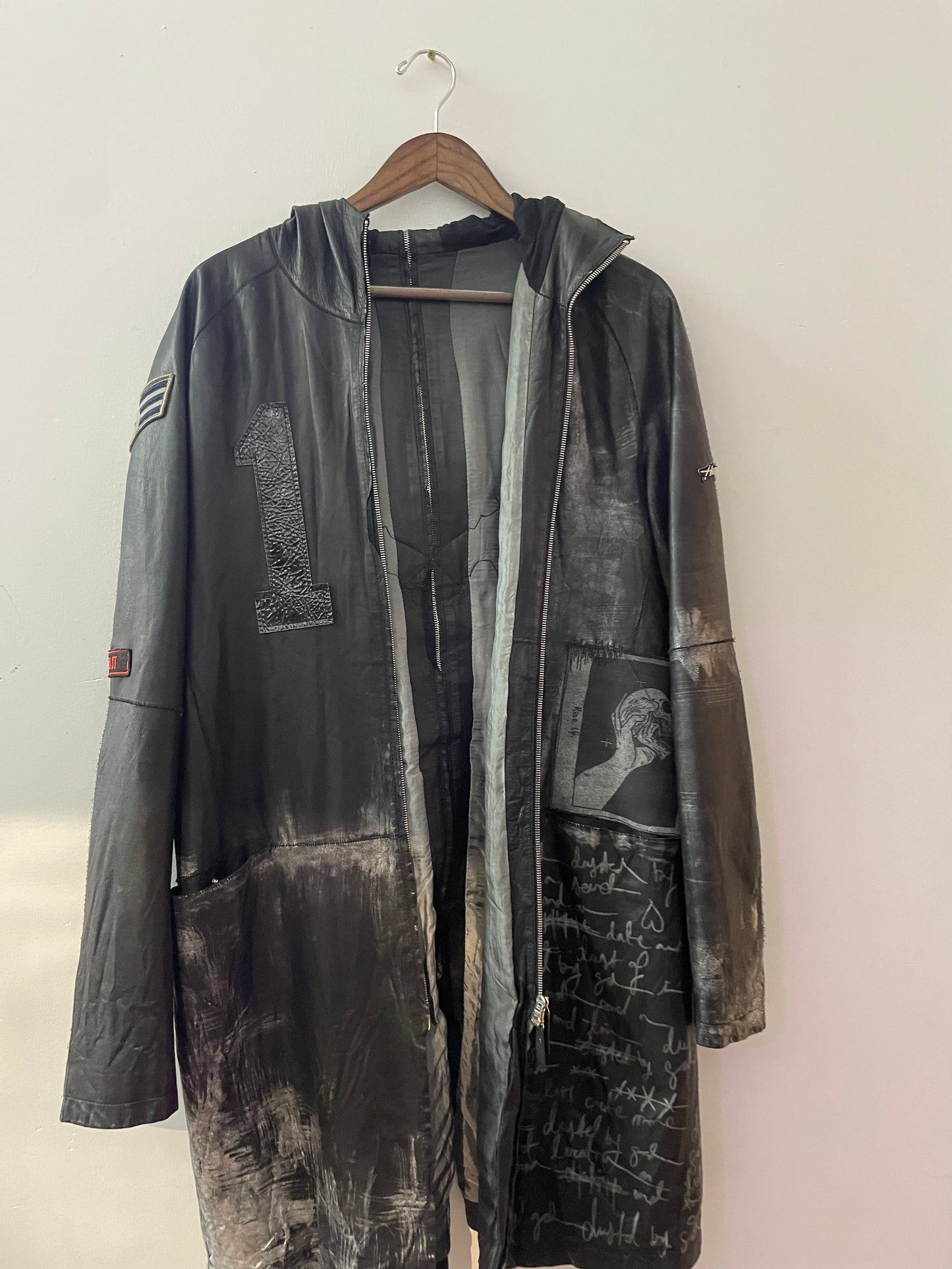 Guns N Roses Leather Duster Jacket